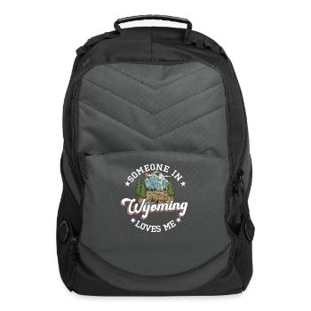 Someone In Wyoming Loves Me - Computer Backpack - charcoal - Front