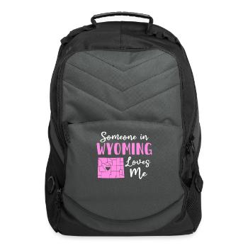 Someone In Wyoming Loves Me - Computer Backpack - charcoal - Front