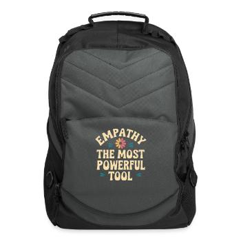 Empathy The Most Powerful Tool Social Worker - Computer Backpack - charcoal - Front