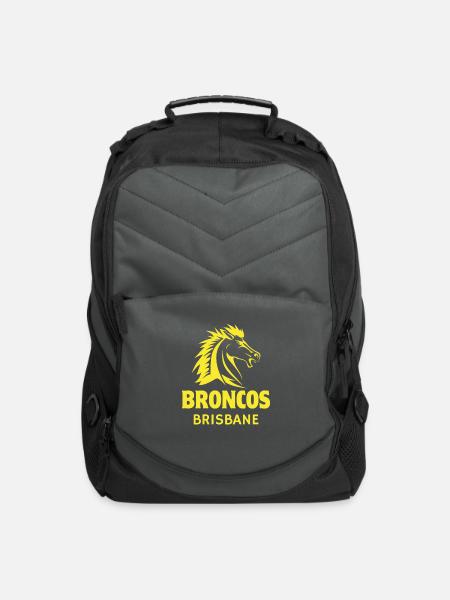 Brisbane Broncos - Computer Backpack - charcoal
