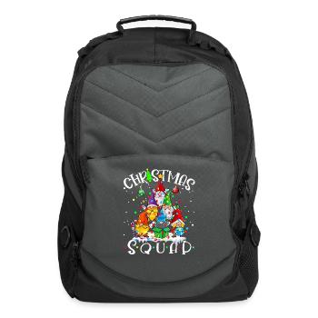 Christmas Squad Xmas Pine tree Gnomes - Computer Backpack - charcoal - Front