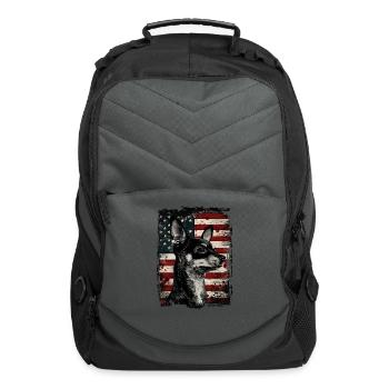 Rat Terrier - Computer Backpack - charcoal - Front