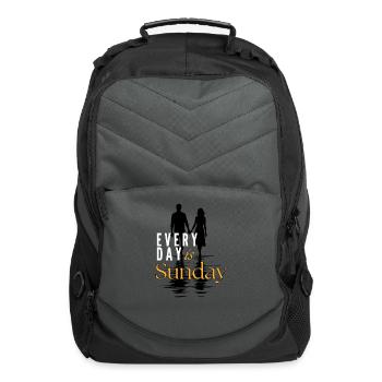 EVERYDAY IS SUNDAY - Computer Backpack - charcoal - Front