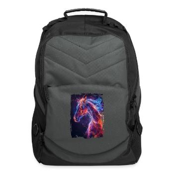 Horse - Computer Backpack - charcoal - Front