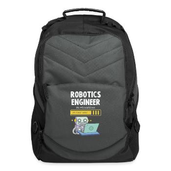 Robotics Engineer In Progress Please Wait - Computer Backpack - charcoal - Front