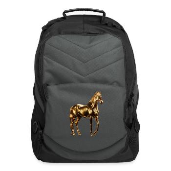Horse - Computer Backpack - charcoal - Front