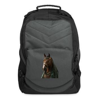 Horse - Computer Backpack - charcoal - Front