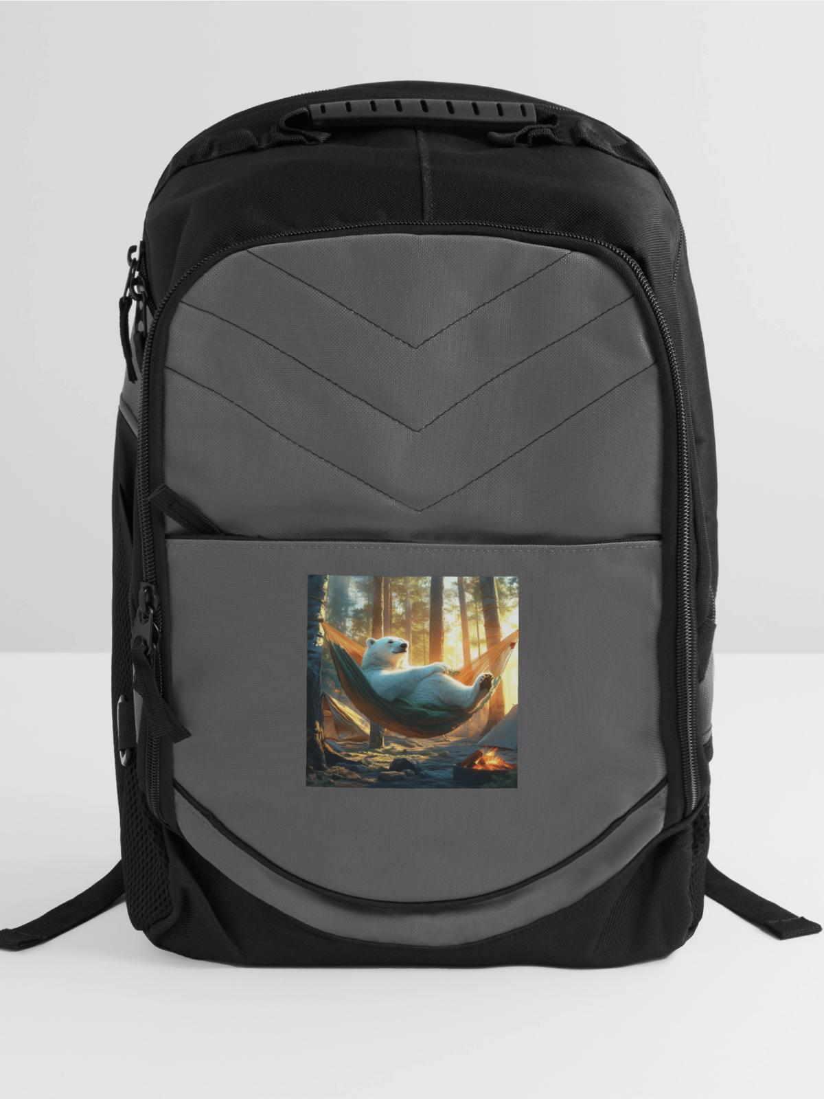 Polar Bear - Computer Backpack - charcoal - Front