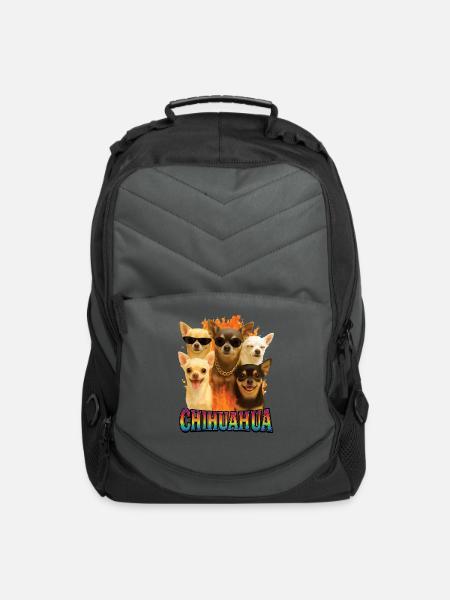 Chihuahua - Computer Backpack - charcoal