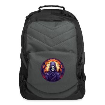 Scary Halloween Party Costume GrimReaper - Computer Backpack - charcoal - Front