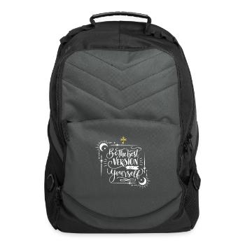 Be The Best Version Of Yourself - Computer Backpack - charcoal - Front