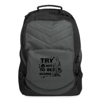 Do not try to be anxious mind costume - Computer Backpack - charcoal - Front