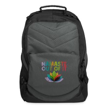 Namaste Out of It 3 - Computer Backpack - charcoal - Front