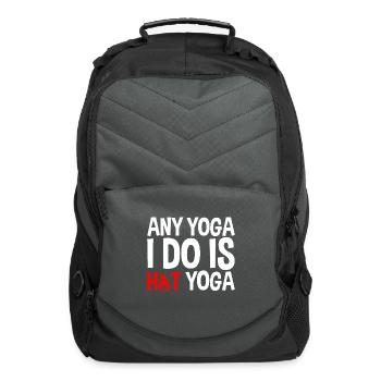 Any Yoga I Do Is Hot Yoga 2 - Computer Backpack - charcoal - Front
