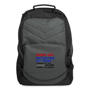 Motivation not found - Computer Backpack - charcoal - Front