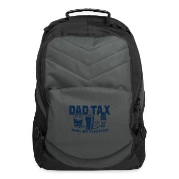 Dad Tax Making Sure It's Not Poison - Computer Backpack - charcoal - Front