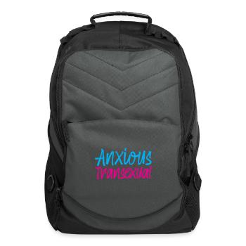 Anxious Transexual - Computer Backpack - charcoal - Front