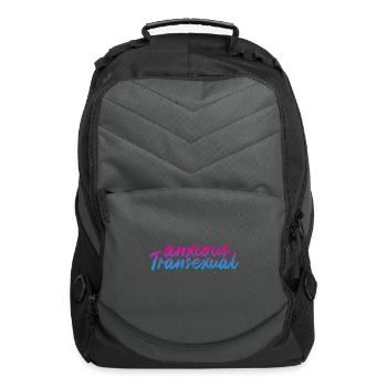 Anxious Transexual 2 - Computer Backpack - charcoal - Front