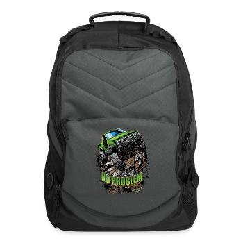 Toyota Rock Crawler Green - Computer Backpack - charcoal - Front