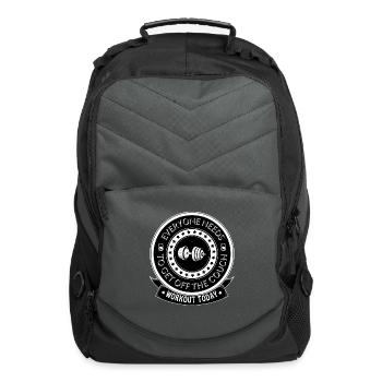 Everyone needs to get off the couch. - Computer Backpack - charcoal - Front