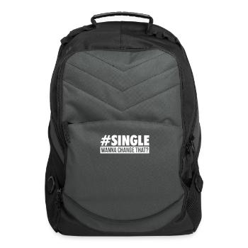 #Single - Computer Backpack - charcoal - Front