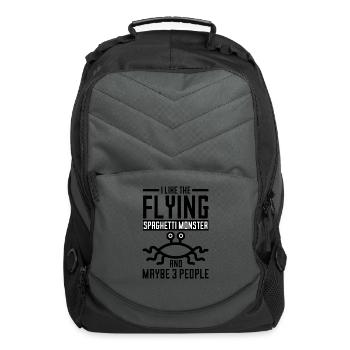 Flying Spaghetti Monster Pastafarianism Pastafari - Computer Backpack - charcoal - Front