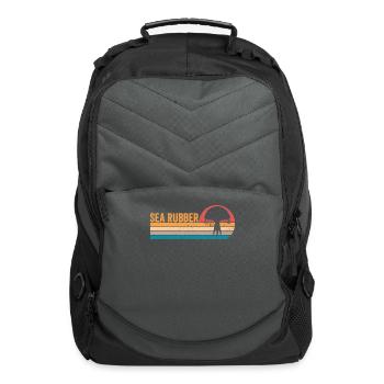 Funny Jellyfish Sea Rubber Retro - Computer Backpack - charcoal - Front