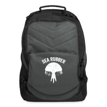 Funny Jellyfish Sea Rubber - Computer Backpack - charcoal - Front