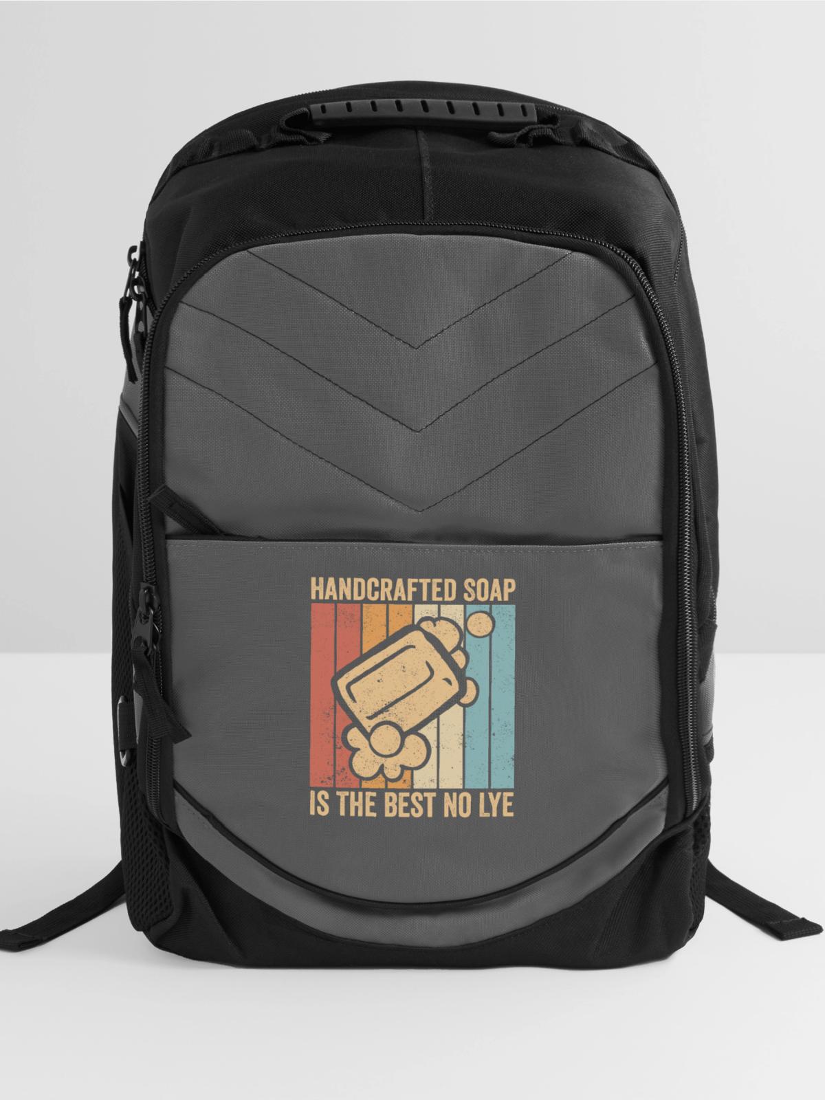 Soap Making Soap Maker - Computer Backpack - charcoal - Front