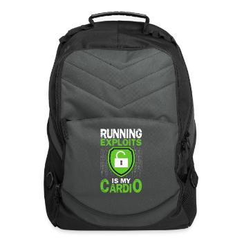 Cyber Security Hacking IT - Computer Backpack - charcoal - Front