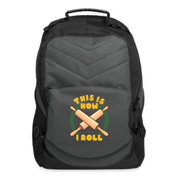Bread Baking Bread Maker - Computer Backpack - charcoal - Front