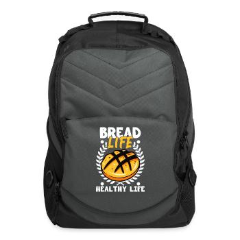 Bread Baking Bread Maker - Computer Backpack - charcoal - Front