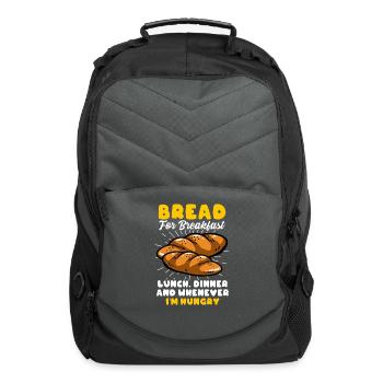 Bread Baking Bread Maker - Computer Backpack - charcoal - Front