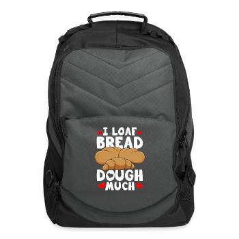 Bread Baking Bread Maker - Computer Backpack - charcoal - Front