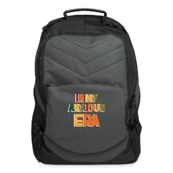 In My Anxious Era Funny Overthink - Computer Backpack - charcoal - Front