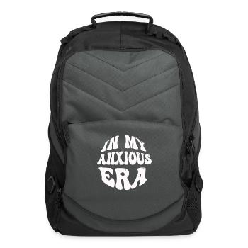 In My Anxious Era Funny Overthink - Computer Backpack - charcoal - Front