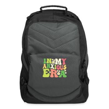 In My Anxious Era Funny Overthink - Computer Backpack - charcoal - Front