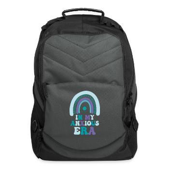 In My Anxious Era Funny Overthink - Computer Backpack - charcoal - Front