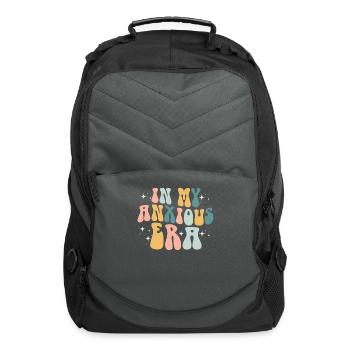 In My Anxious Era Funny Overthink - Computer Backpack - charcoal - Front