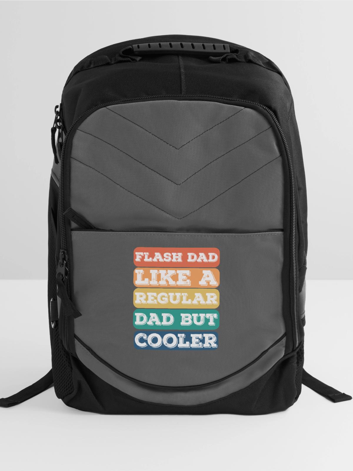 Bouldering Flash Dad Boulderer - Computer Backpack - charcoal - Front