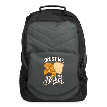 Bread Baking Bread Maker - Computer Backpack - charcoal - Front
