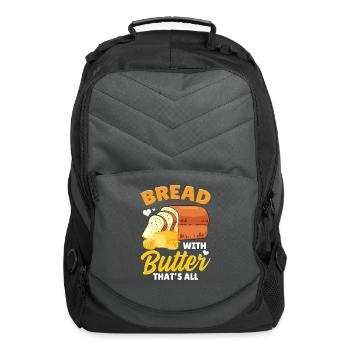 Bread Baking Bread Maker - Computer Backpack - charcoal - Front
