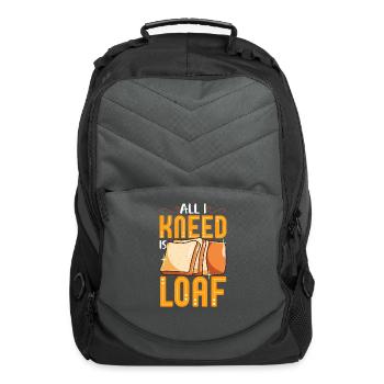 Bread Baking Bread Maker - Computer Backpack - charcoal - Front