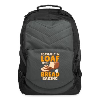 Bread Baking Bread Maker - Computer Backpack - charcoal - Front