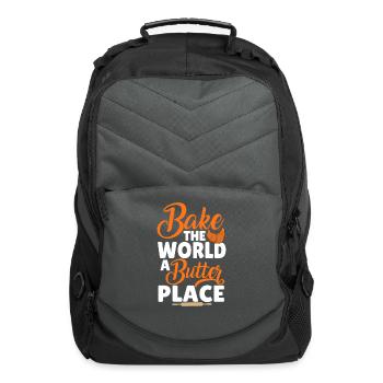 Bread Baking Bread Maker - Computer Backpack - charcoal - Front