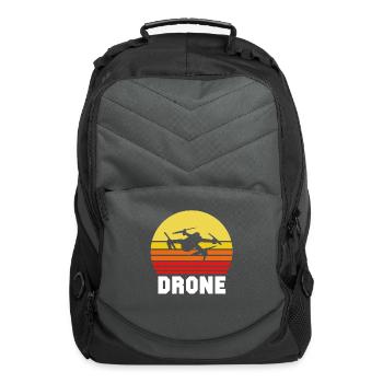Drone - Computer Backpack - charcoal - Front