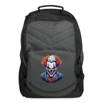 Scary Halloween Party Costume Horror Clown - Computer Backpack - charcoal - Front