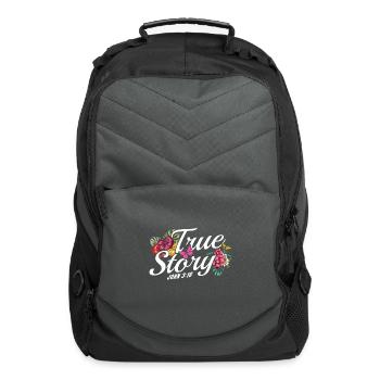 Christian Religious Jesus God Gift - Computer Backpack - charcoal - Front