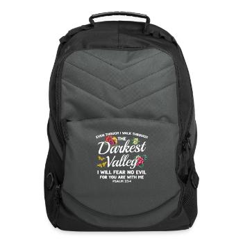 Religious Christian Jesus God Gift - Computer Backpack - charcoal - Front
