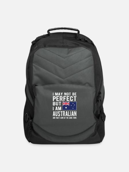Australian Flag Australia Proud Australian Roots - Computer Backpack - charcoal